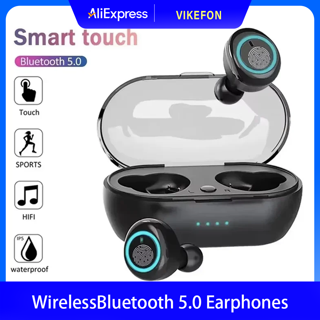 Wireless Earbuds Tws - Wireless Bluetooth 5.0 Earphones 9D Stereo
