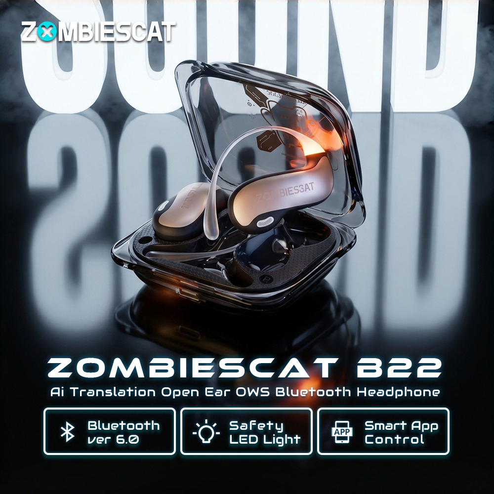 Wireless Earbuds Tws - Zombies Cat B22 OWS Ear Hook