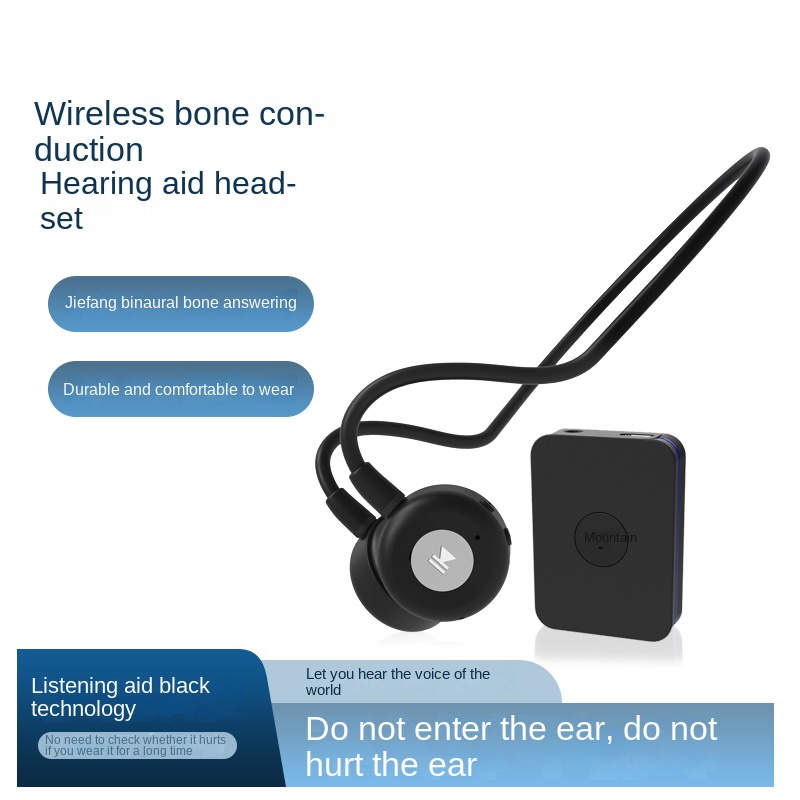 HUHD's New B2S+ Bone Conductio - Bluetooth Headset On Ear 评论和价格
