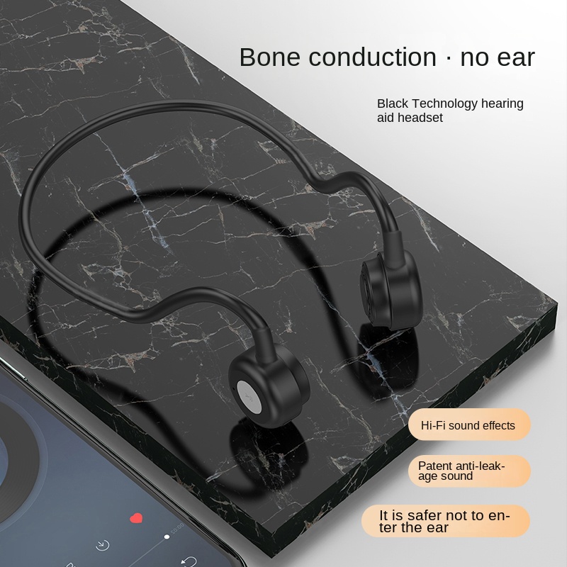 HUHD's New B2S+ Bone Conductio - Bluetooth Headset On Ear 评论和价格