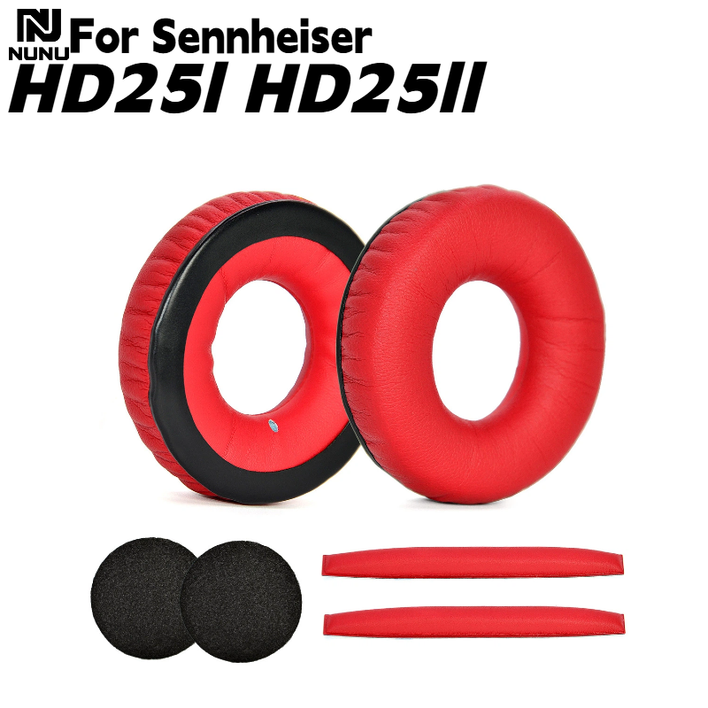 Replacement Red protein leathe - Sennheiser Headphone Hd 25 评论和价格