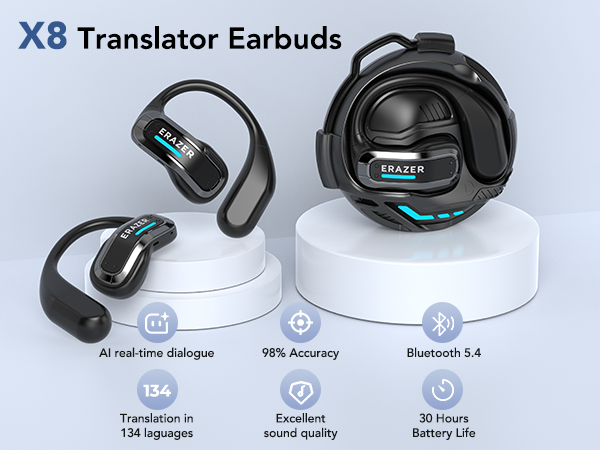 ERAZER X8 Real Time Translatio - Usb C Earphone 评论和价格