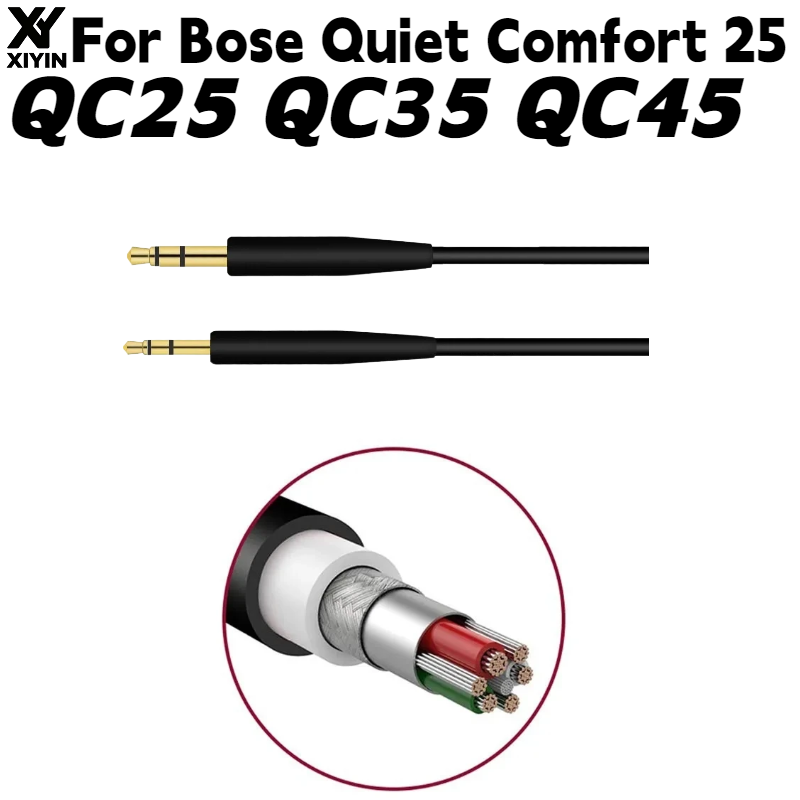 Plug and Play 2.5mm to 3.5mm J - Bose Headphone Qc45 评论和价格